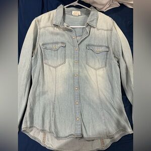 H&M Light Blue Button Down Shirt